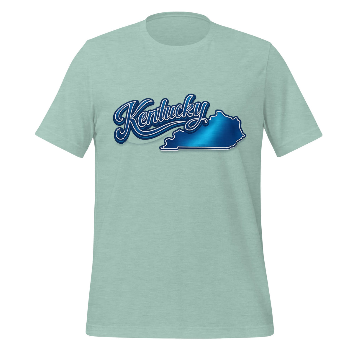 Kentucky T-Shirt | Script State Outline Design | Classic - Bluegrass Elite Apparel LLC