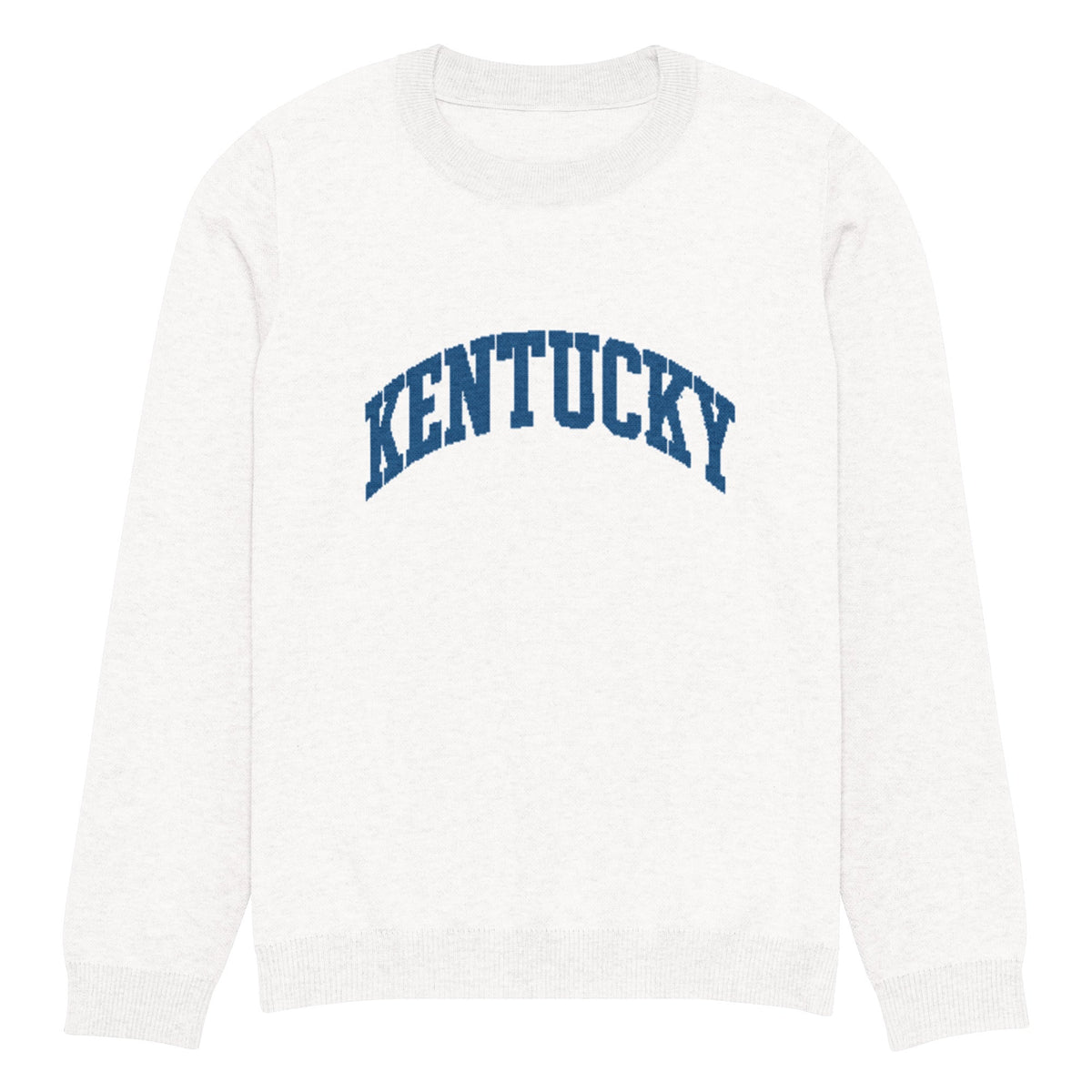 Kentucky Text Women's Sweater | Chic Straight Bottom Knit - Bluegrass Elite Apparel LLC