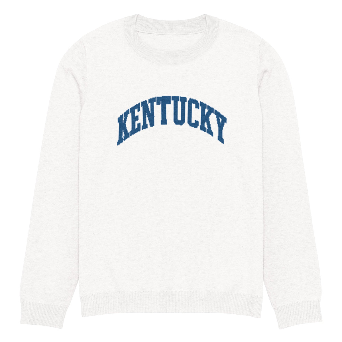 Kentucky Text Women's Sweater | Chic Straight Bottom Knit - Bluegrass Elite Apparel LLC