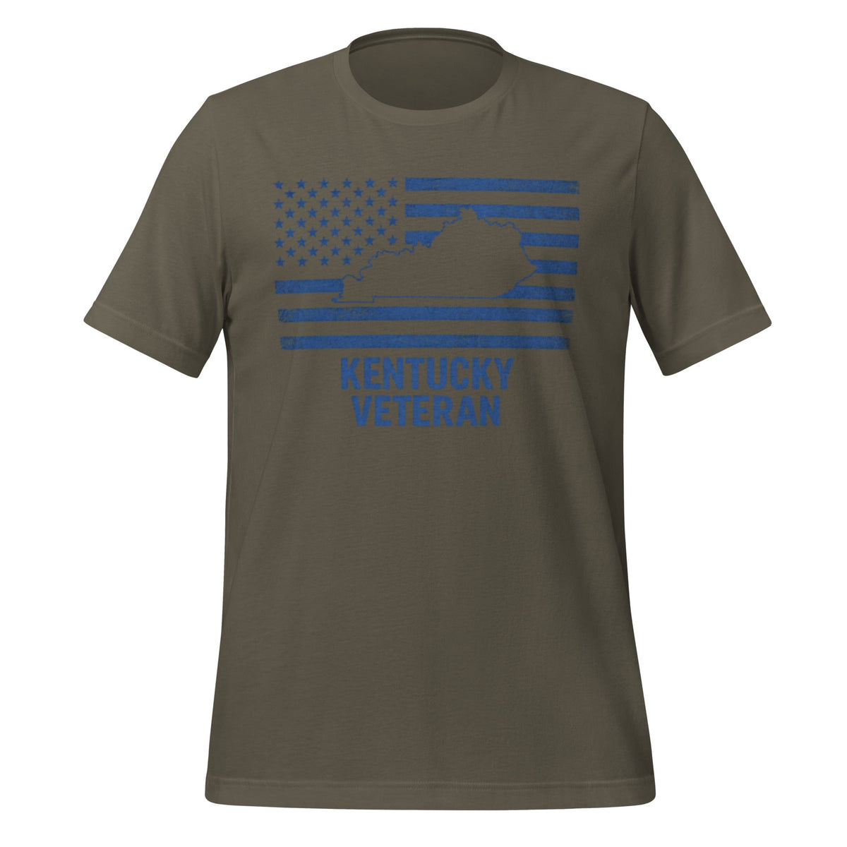 Kentucky Veteran T-Shirt | State Flag Design | Classic Cotton - Bluegrass Elite Apparel LLC