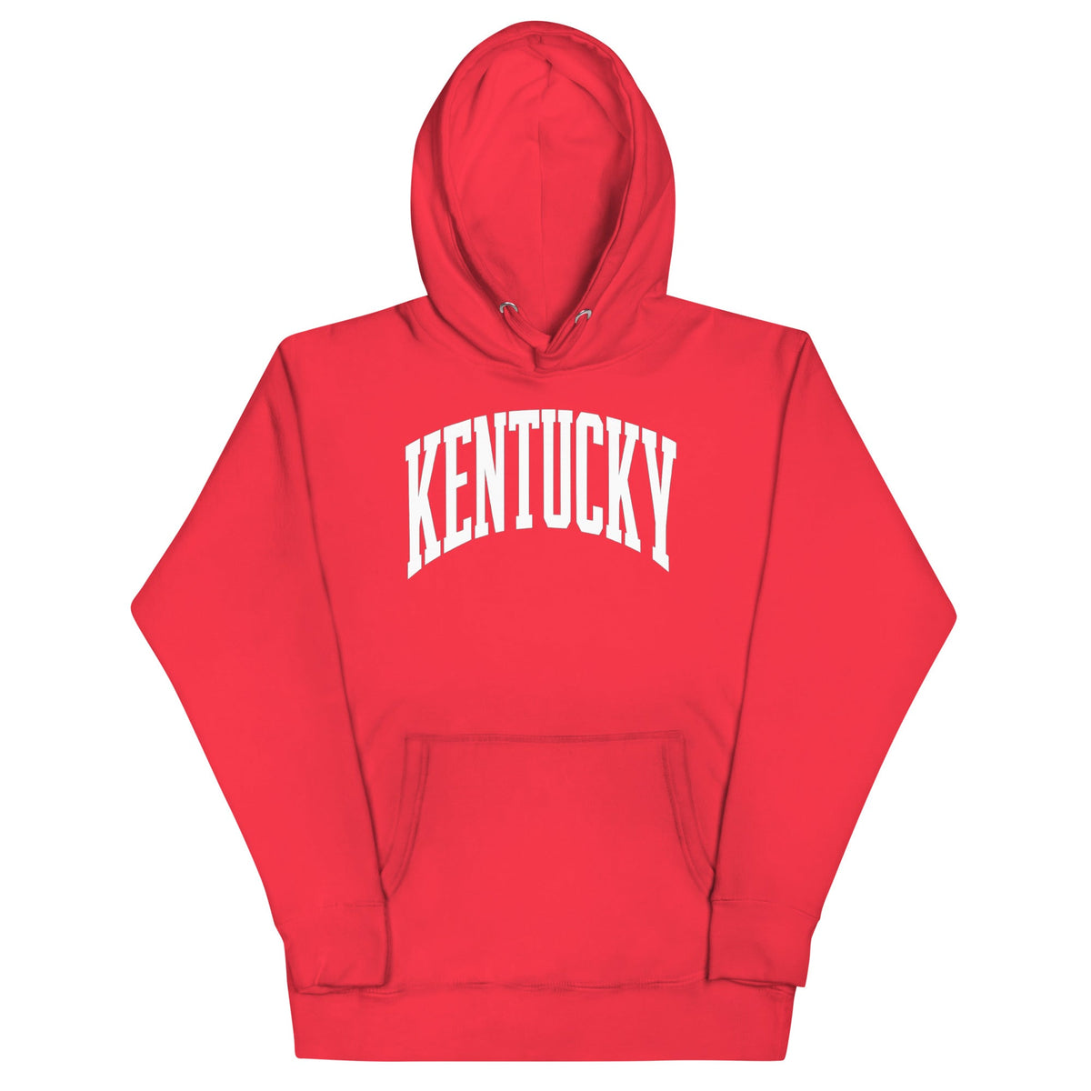 Kentucky White Arch Hoodie | Vintage Athletic Design - Bluegrass Elite Apparel LLC