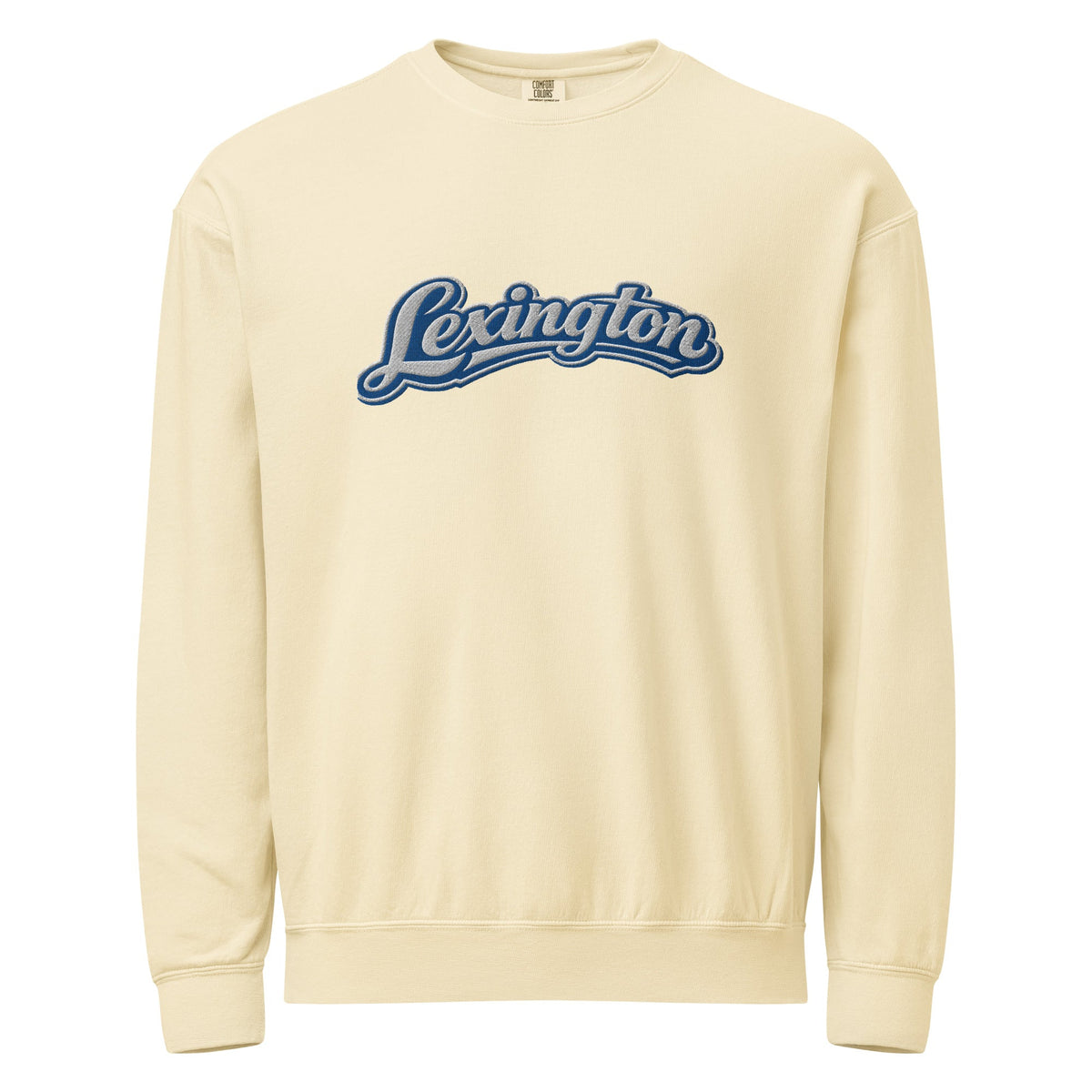 Lexington Embroidered Sweatshirt | Vintage Arch Script | Fleece - Bluegrass Elite Apparel LLC