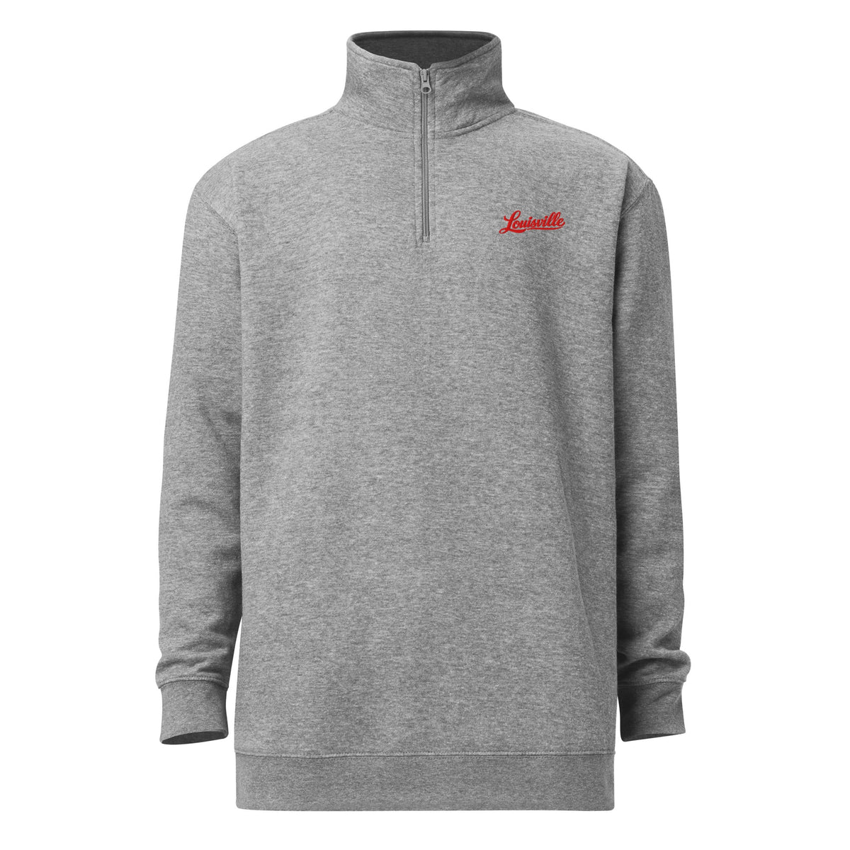 Louisville Fleece Pullover | Bold Script Design | Unisex Fit - Bluegrass Elite Apparel LLC