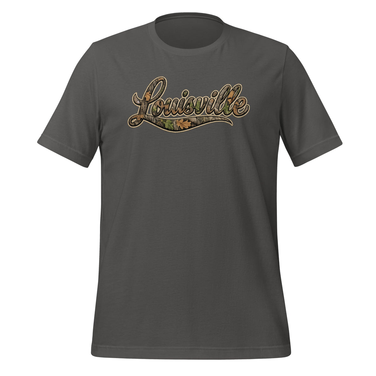 Louisville Script T-Shirt | Mossy Oak Style | Classic Cotton - Bluegrass Elite Apparel LLC