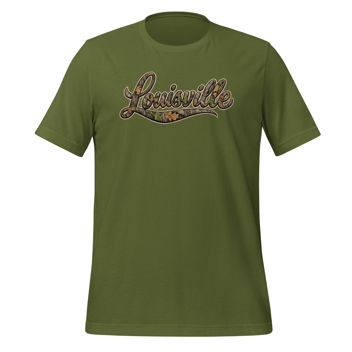 Louisville Script T-Shirt | Mossy Oak Style | Classic Cotton - Bluegrass Elite Apparel LLC