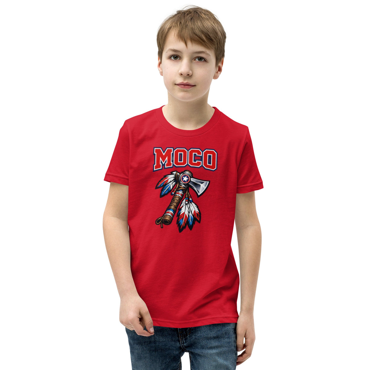 MOCO Axe Feather Youth Tee - Bluegrass Elite Apparel LLC