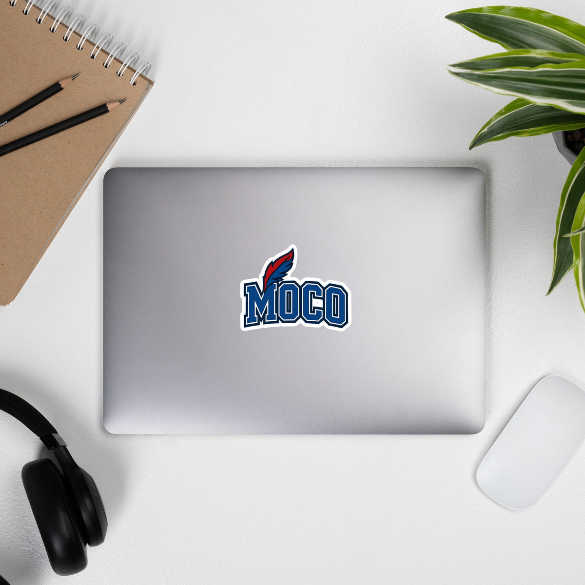 MOCO Indians Sticker — Bold Mascot Spirit, Durable Vinyl, Bubble - Free - Bluegrass Elite Apparel LLC