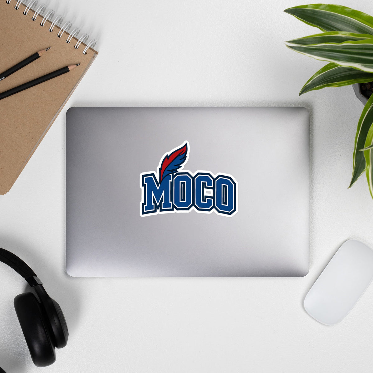 MOCO Indians Sticker — Bold Mascot Spirit, Durable Vinyl, Bubble - Free - Bluegrass Elite Apparel LLC