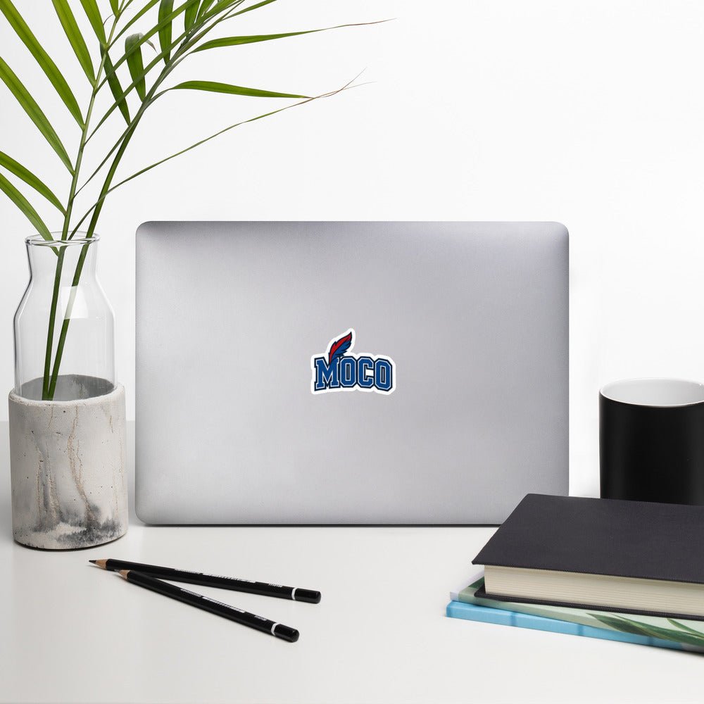 MOCO Indians Sticker — Bold Mascot Spirit, Durable Vinyl, Bubble - Free - Bluegrass Elite Apparel LLC