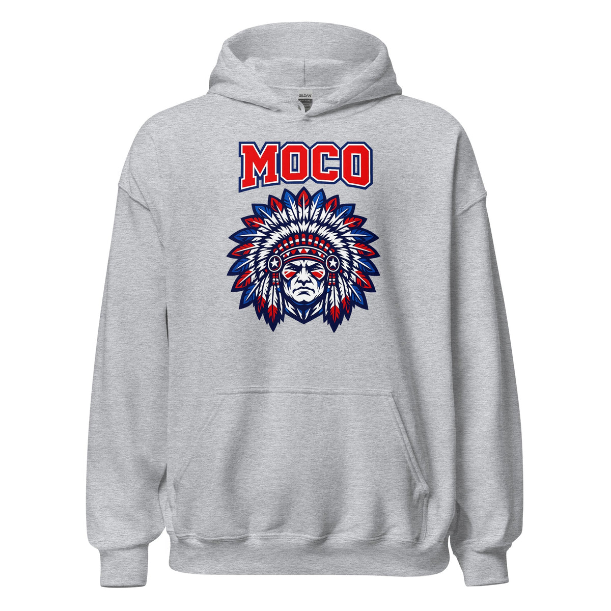 MOCO Patriotic Heritage Graphic Hoodie | Vintage Block Design - Bluegrass Elite Apparel LLC