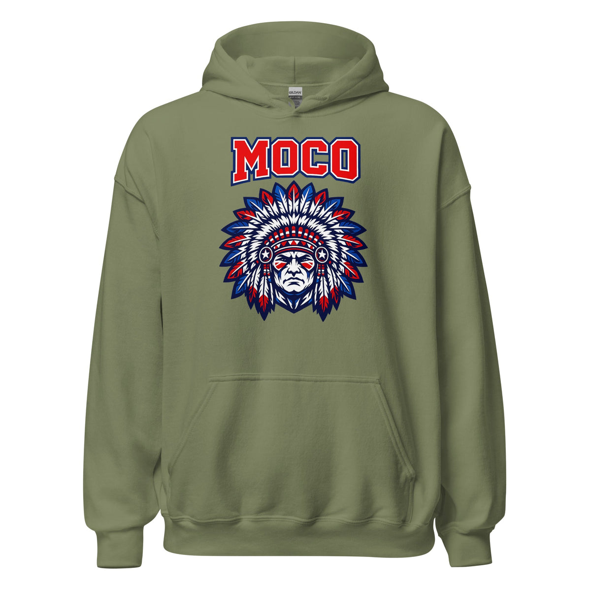 MOCO Patriotic Heritage Graphic Hoodie | Vintage Block Design - Bluegrass Elite Apparel LLC