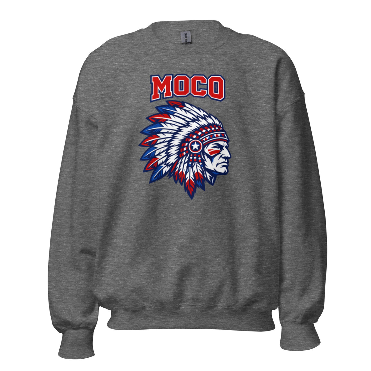 MOCO Patriotic Heritage Sweatshirt | Vintage Block Graphic - Bluegrass Elite Apparel LLC
