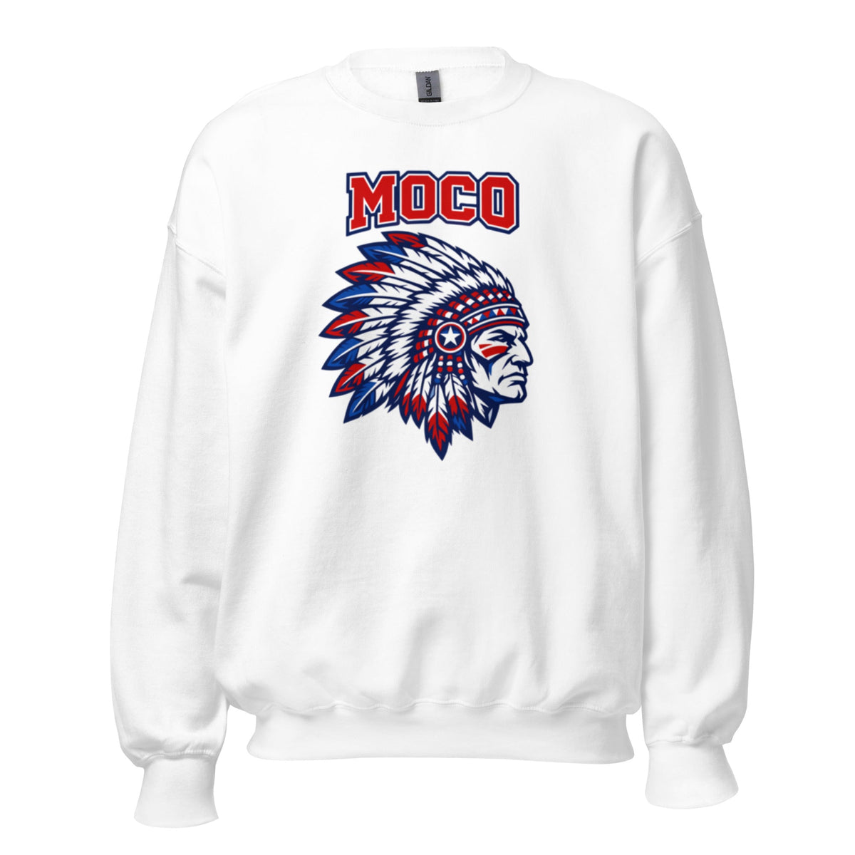 MOCO Patriotic Heritage Sweatshirt | Vintage Block Graphic - Bluegrass Elite Apparel LLC