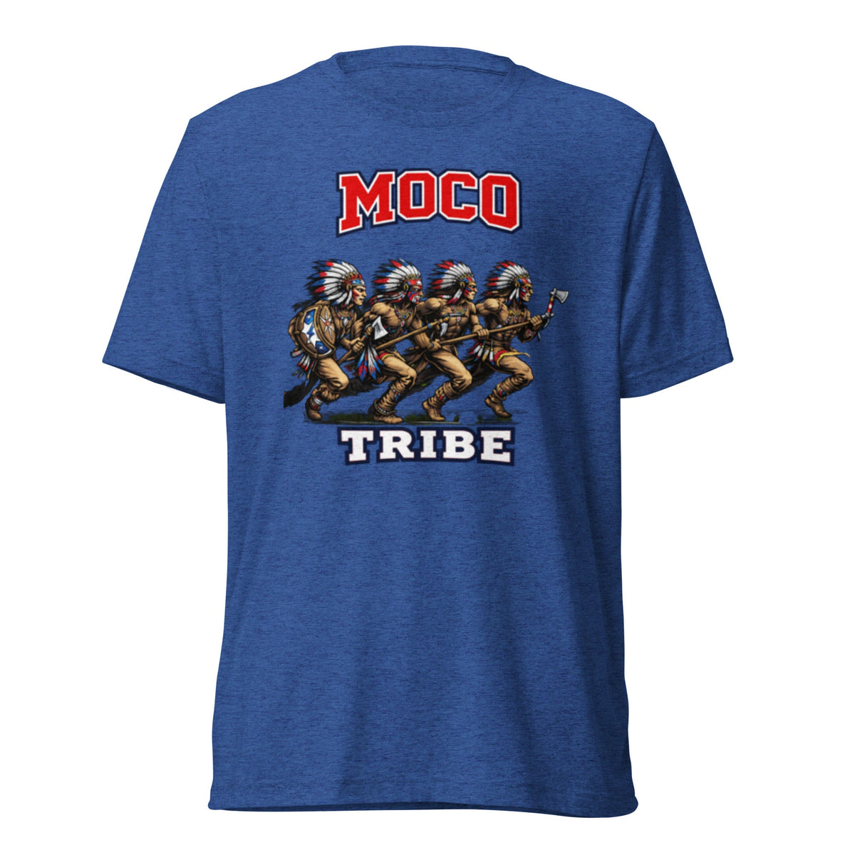 MOCO Tribe Warrior Graphic Tee | Vintage Heritage Design | Elite - Bluegrass Elite Apparel LLC