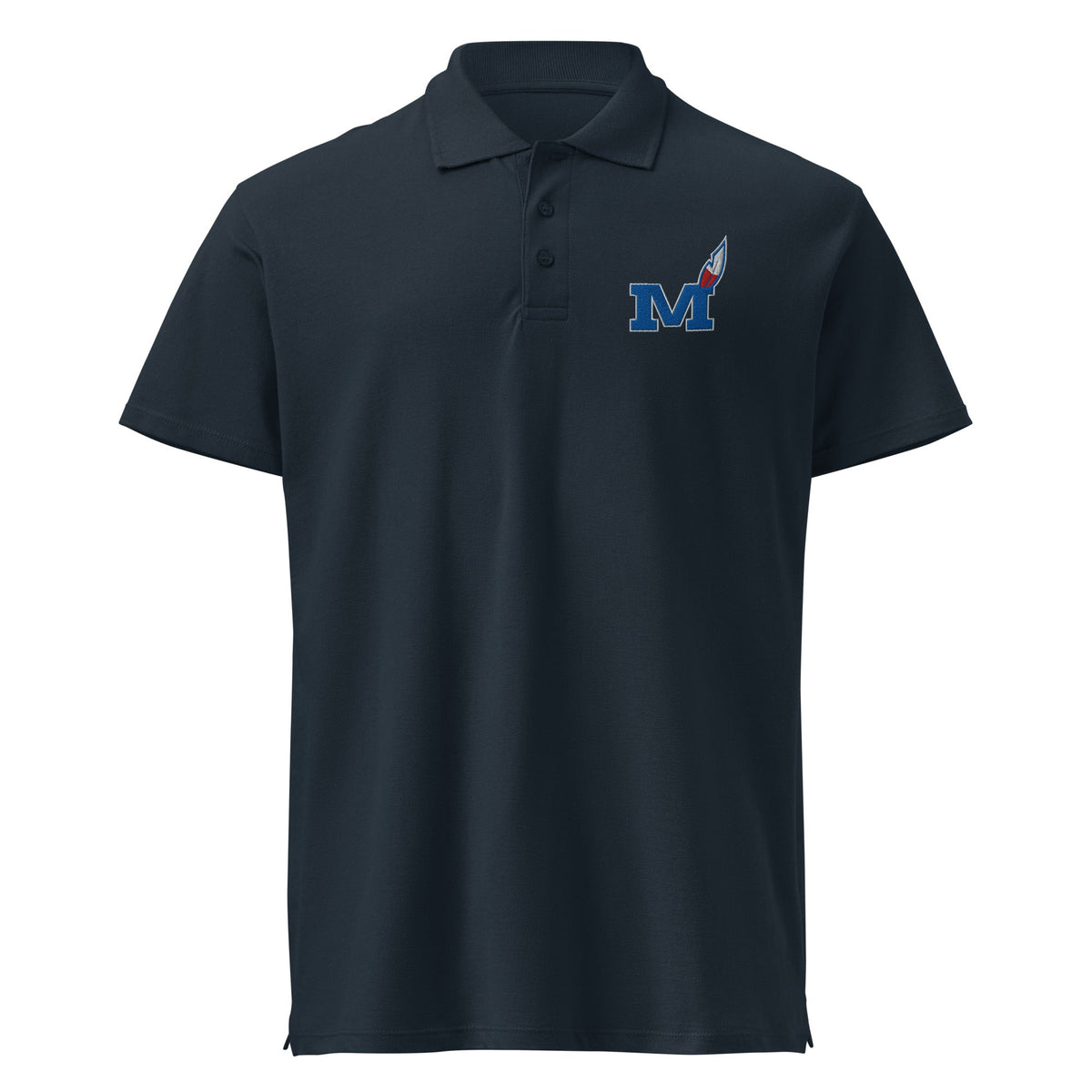 Montgomery County Indian Premium Pique Polo | Bold M Design - Bluegrass Elite Apparel LLC