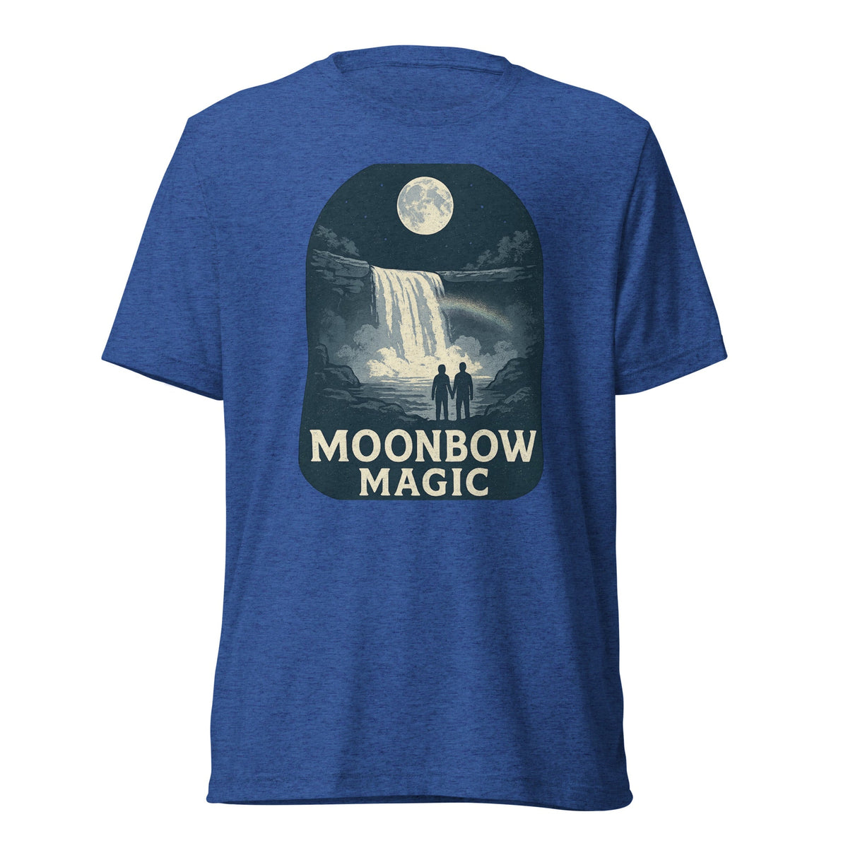 Moonbow Magic Tee | Cumberland Falls Kentucky Night Rainbow Shirt - Bluegrass Elite Apparel LLC