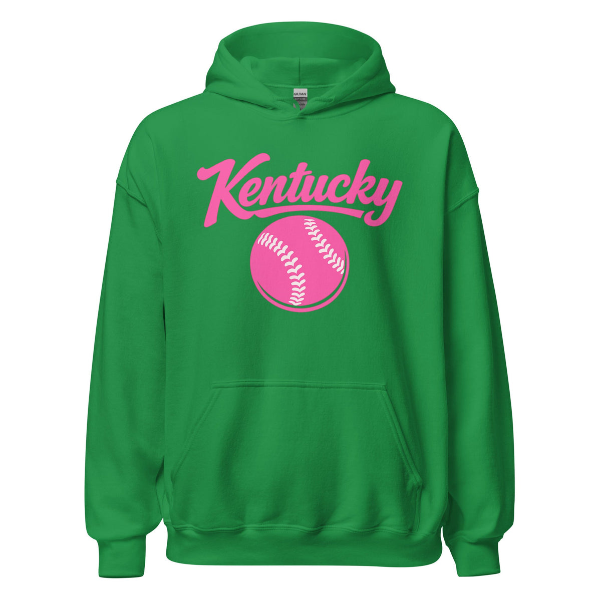 Pink Kentucky Script Softball Hoodie | Classic Pullover Sweatshirt - Bluegrass Elite Apparel LLC