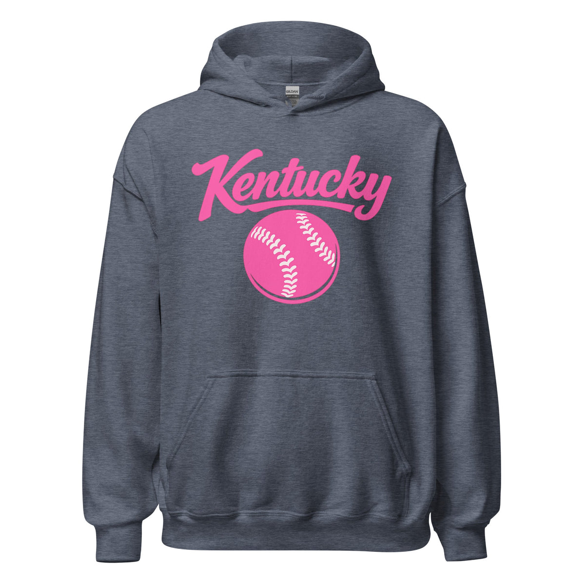Pink Kentucky Script Softball Hoodie | Classic Pullover Sweatshirt - Bluegrass Elite Apparel LLC