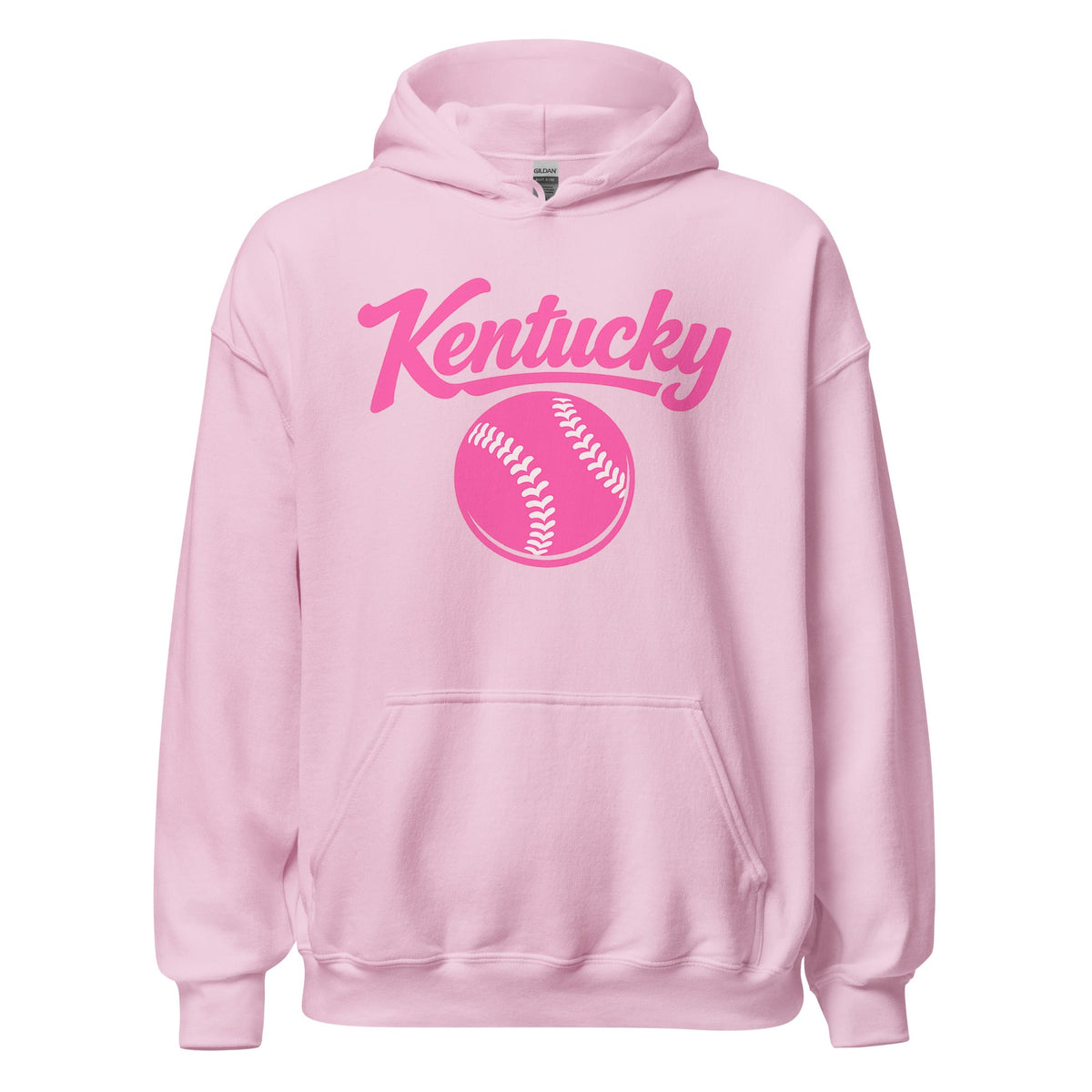 Pink Kentucky Script Softball Hoodie | Classic Pullover Sweatshirt - Bluegrass Elite Apparel LLC