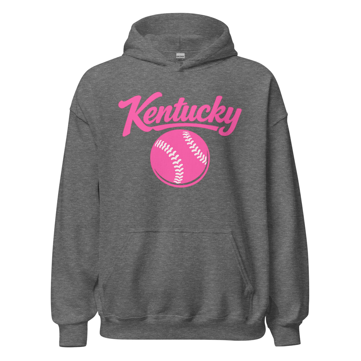 Pink Kentucky Script Softball Hoodie | Classic Pullover Sweatshirt - Bluegrass Elite Apparel LLC