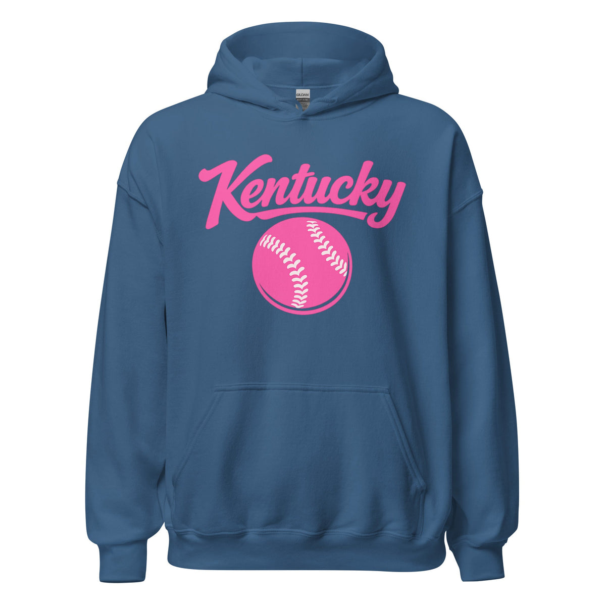 Pink Kentucky Script Softball Hoodie | Classic Pullover Sweatshirt - Bluegrass Elite Apparel LLC