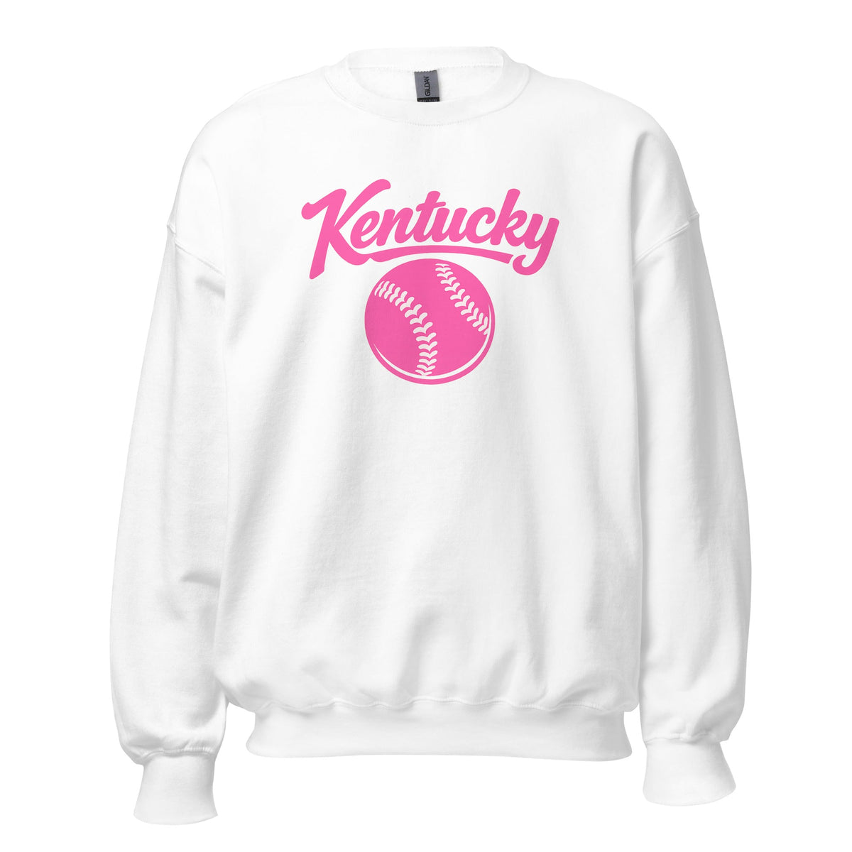 Pink Kentucky Script Softball Sweatshirt | Classic Crewneck - Bluegrass Elite Apparel LLC