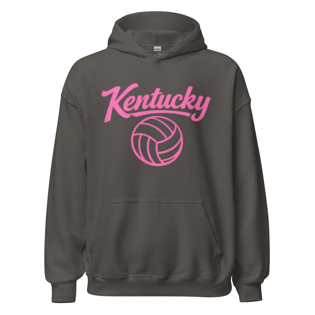 Pink Kentucky Script Volleyball Hoodie | Classic Pullover - Bluegrass Elite Apparel LLC