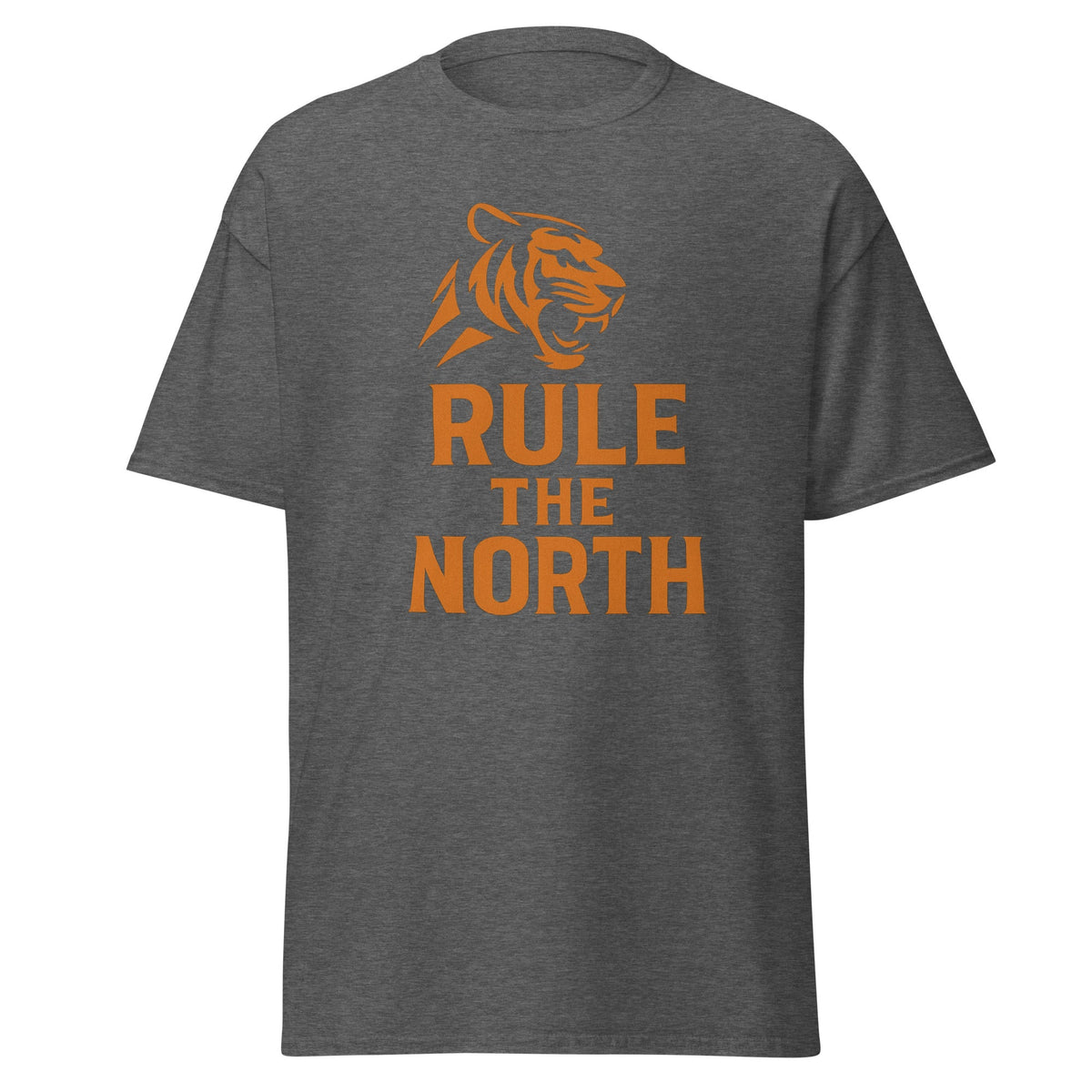 Rule the North Tiger T-Shirt | Bold Orange Graphic Tee | Basic - Bluegrass Elite Apparel LLC