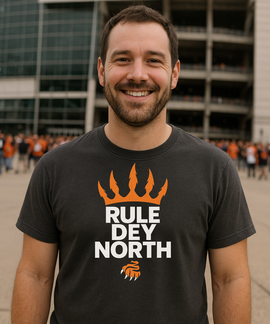 Rule Dey North T-Shirt – Crown Claw Graphic & AFC North Map