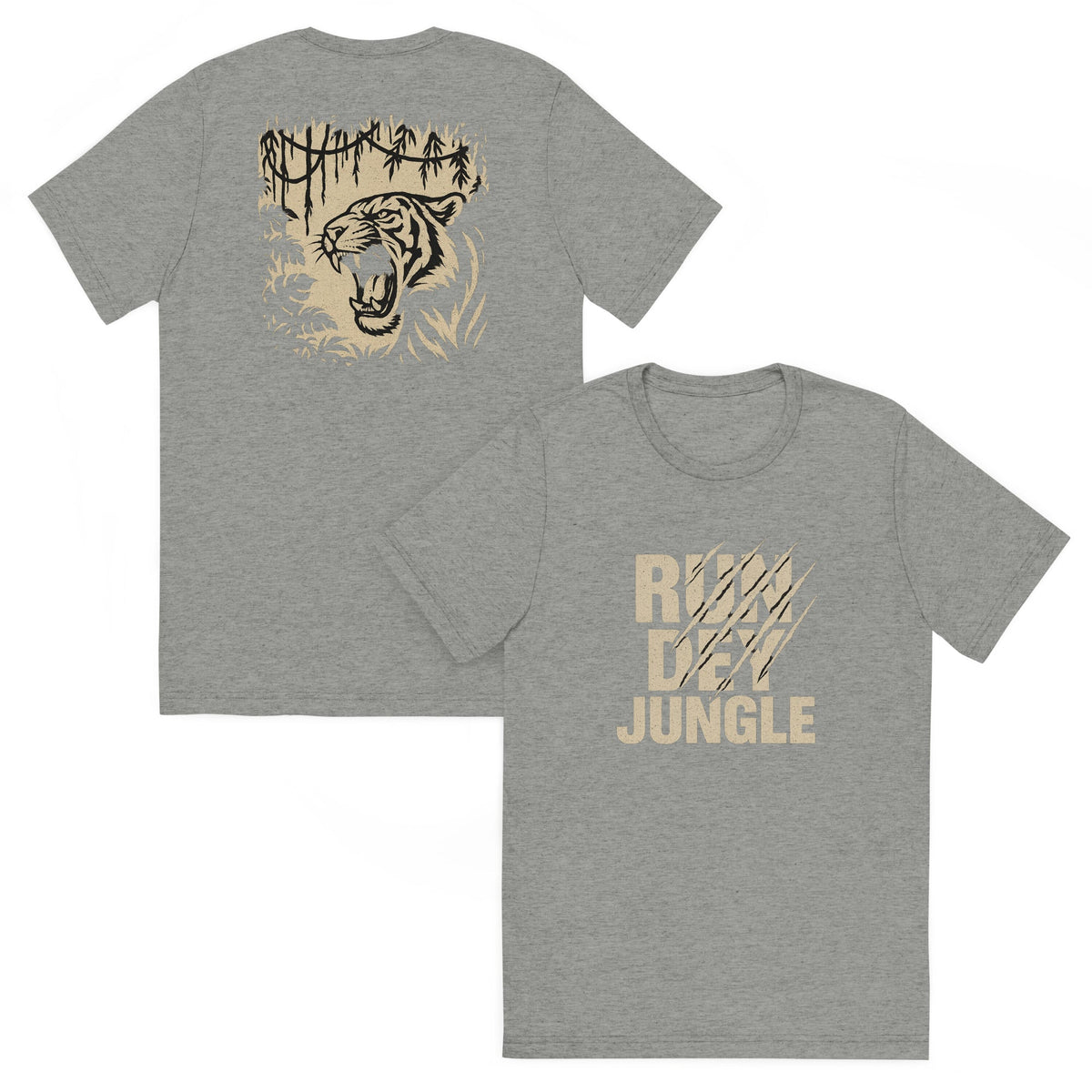 Run Dey Jungle T-Shirt | Bold Jungle Tiger Print | Elite - Bluegrass Elite Apparel LLC
