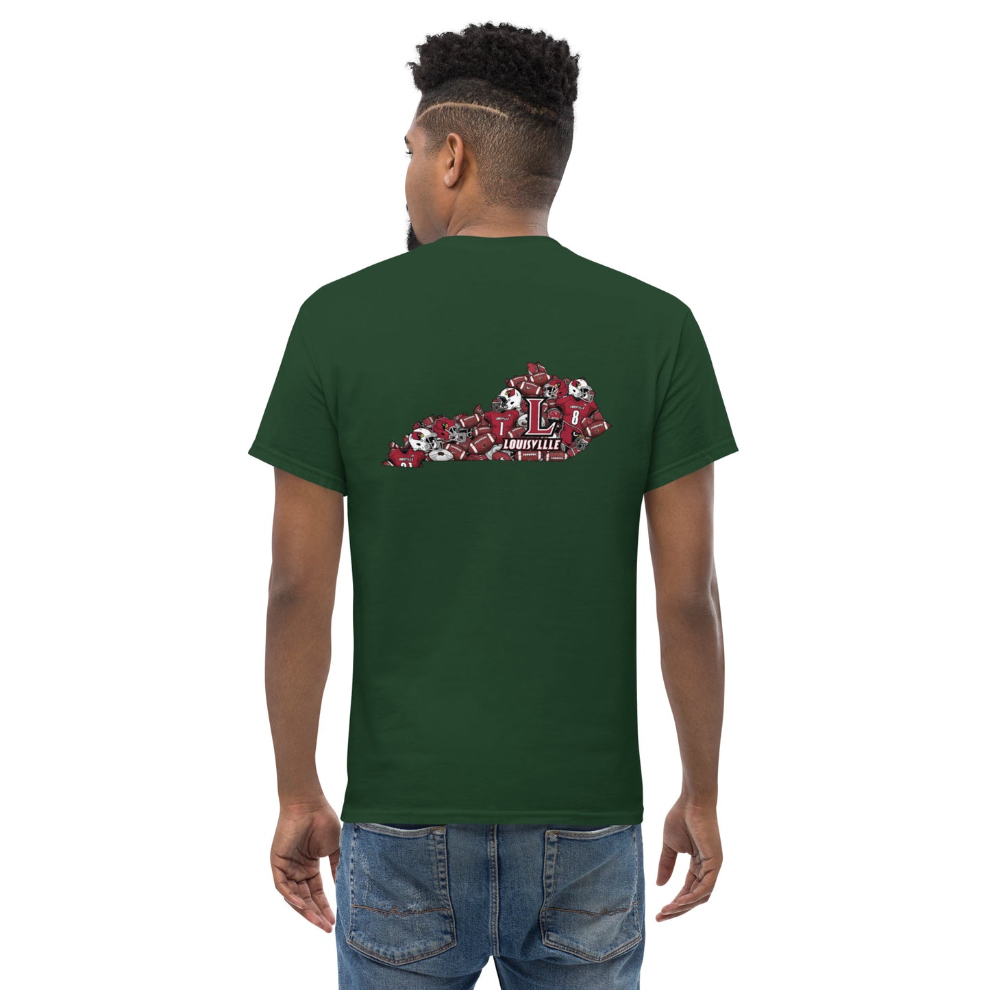 Louisville Football Tee – Cotton T-Shirt for School Spirit