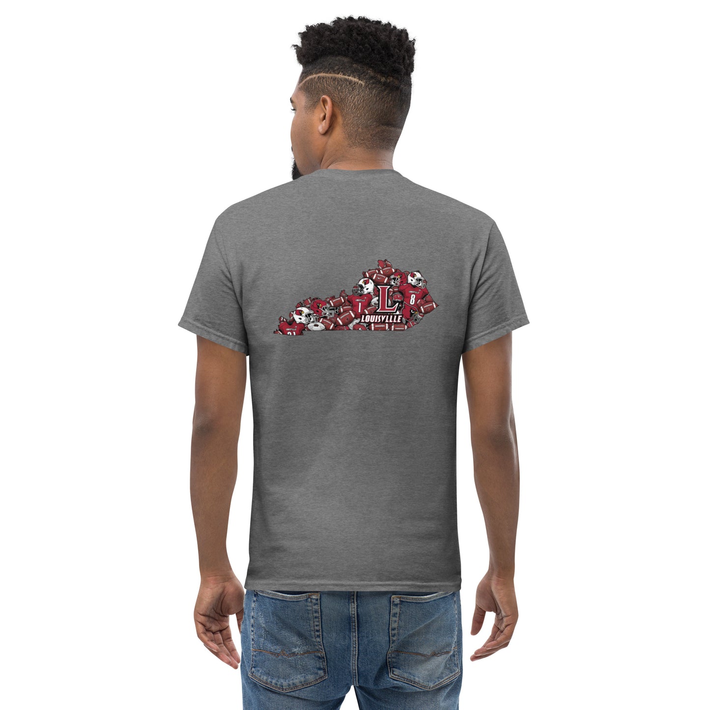 Louisville Football Tee – Cotton T-Shirt for School Spirit