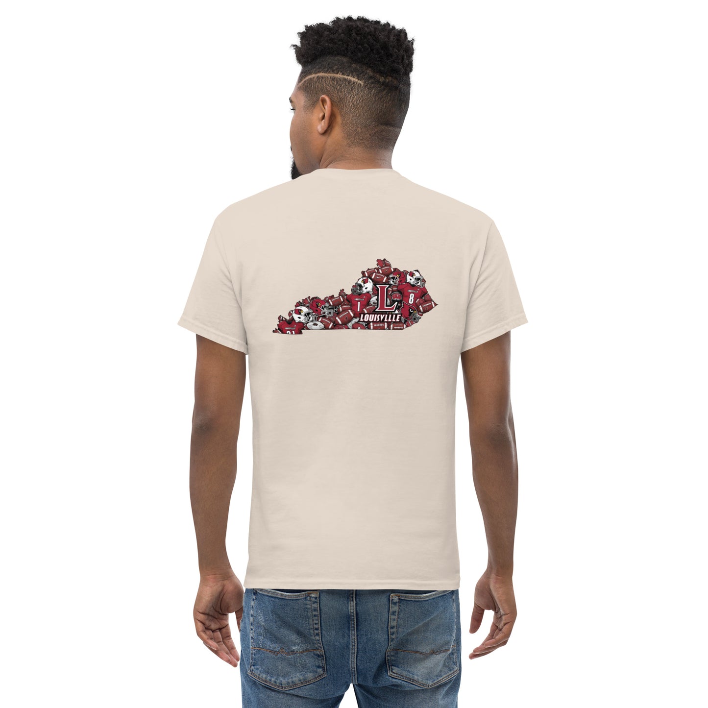 Louisville Football Tee – Cotton T-Shirt for School Spirit