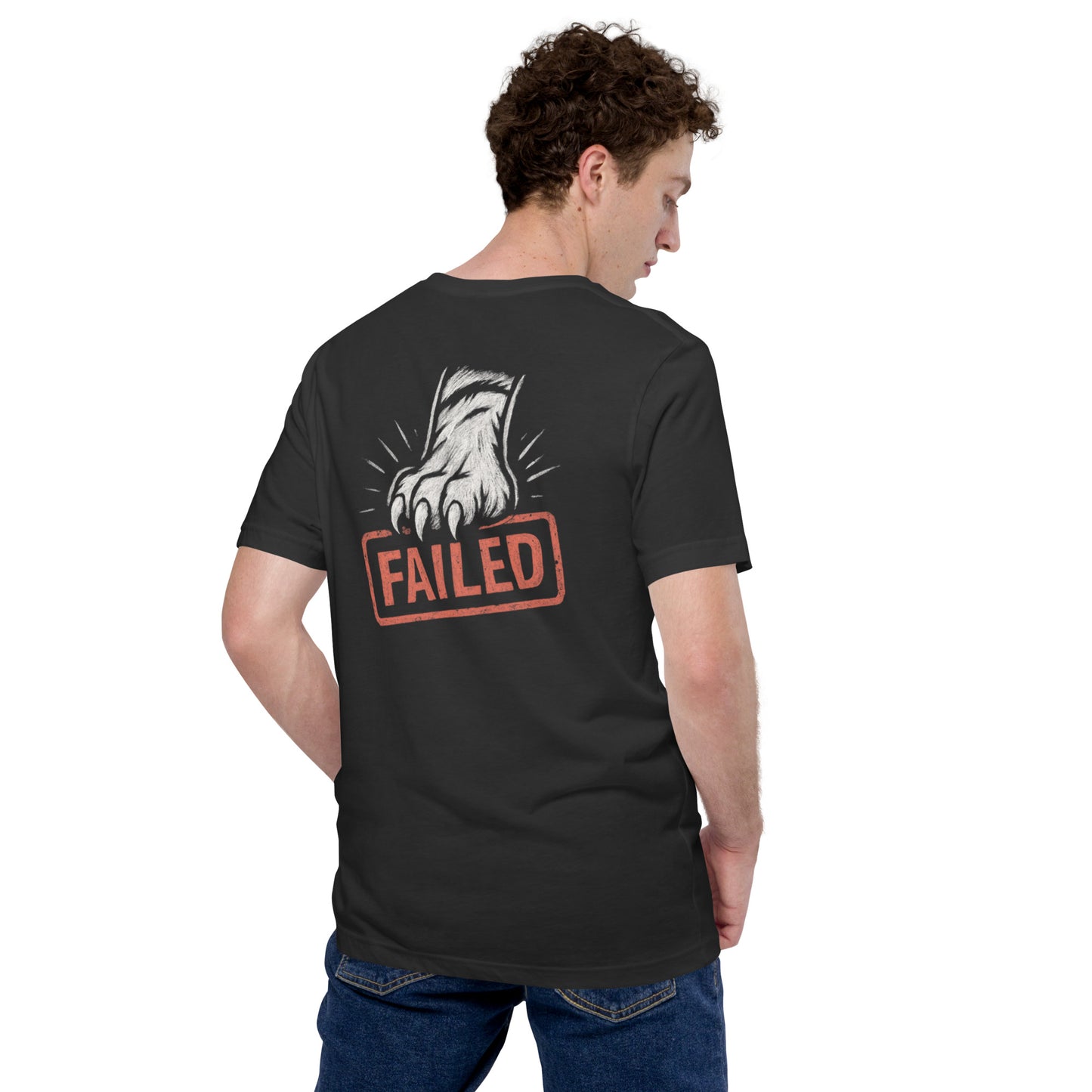 Dey Gonna Learn T-Shirt – Chalkboard Style with Tiger Paw Back