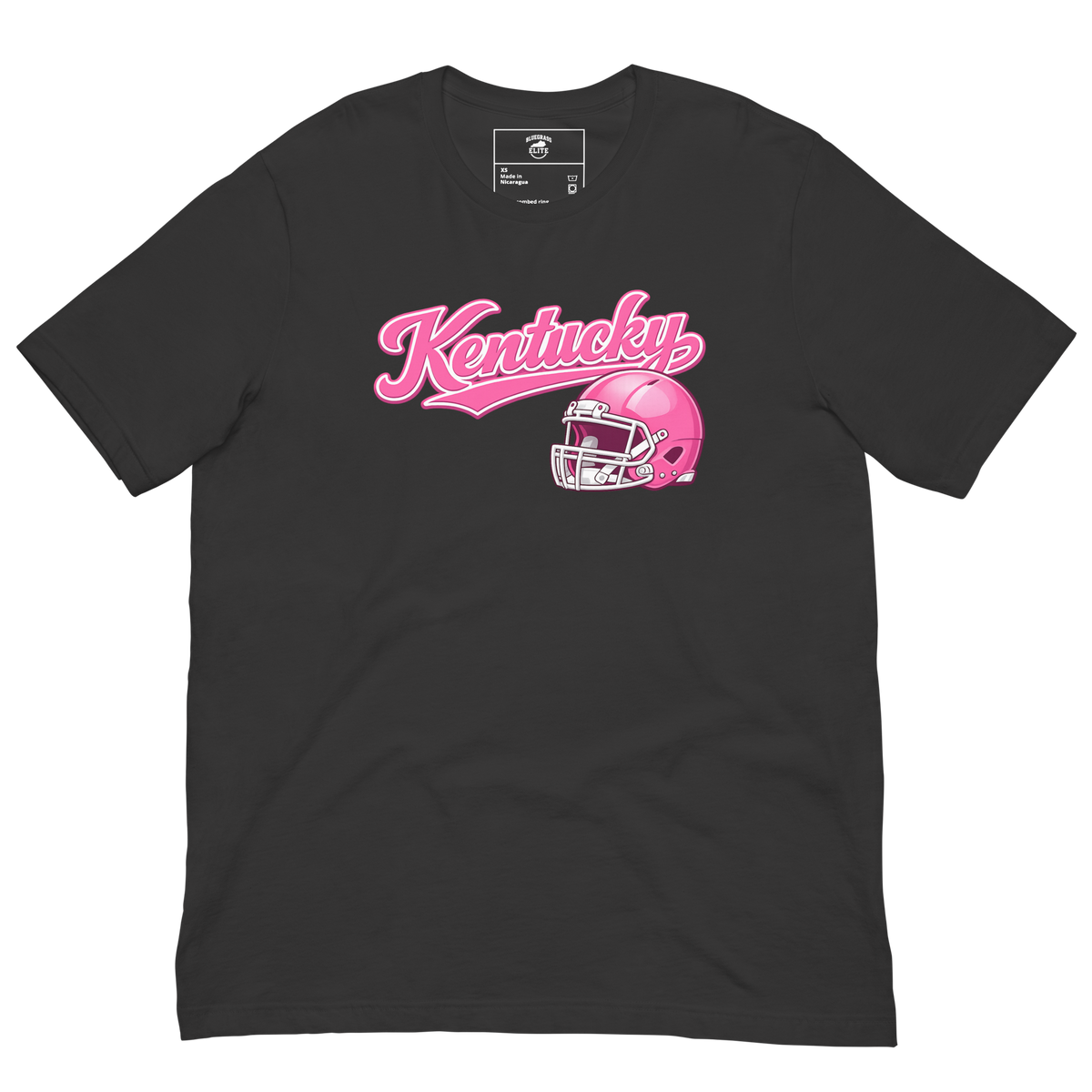 Kentucky Pink Script Helmet T-Shirt