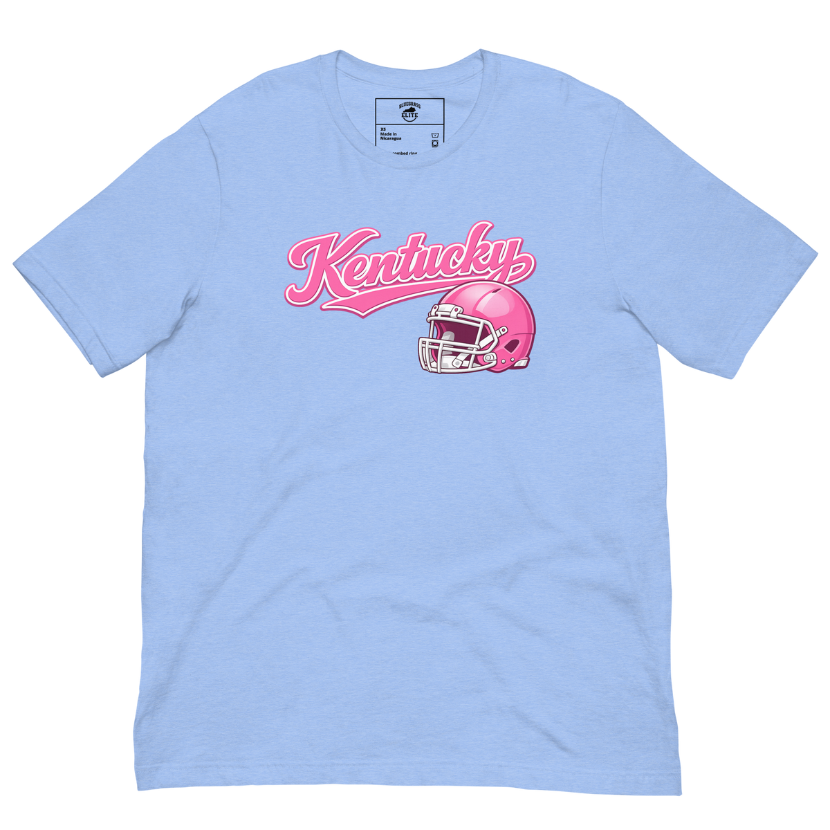 Kentucky Pink Script Helmet T-Shirt