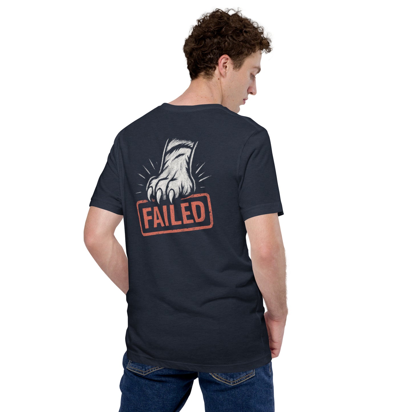 Dey Gonna Learn T-Shirt – Chalkboard Style with Tiger Paw Back