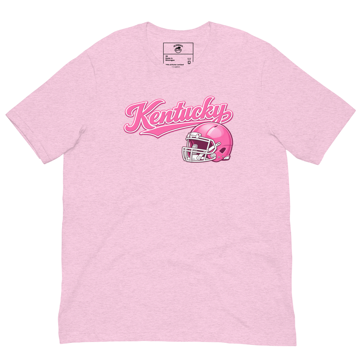 Kentucky Pink Script Helmet T-Shirt