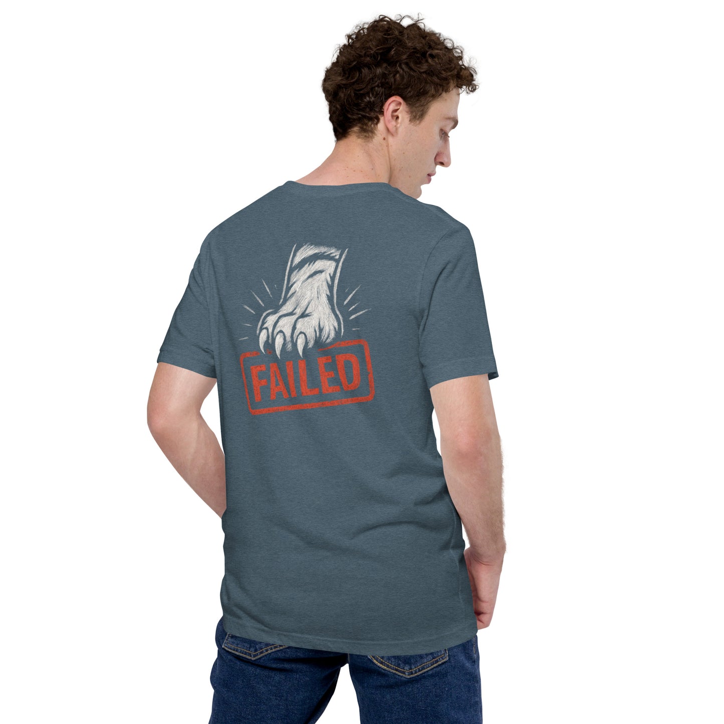 Dey Gonna Learn T-Shirt – Chalkboard Style with Tiger Paw Back