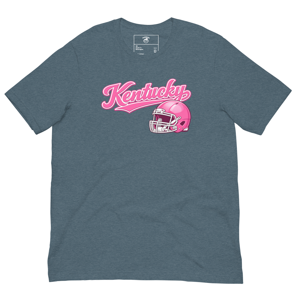 Kentucky Pink Script Helmet T-Shirt