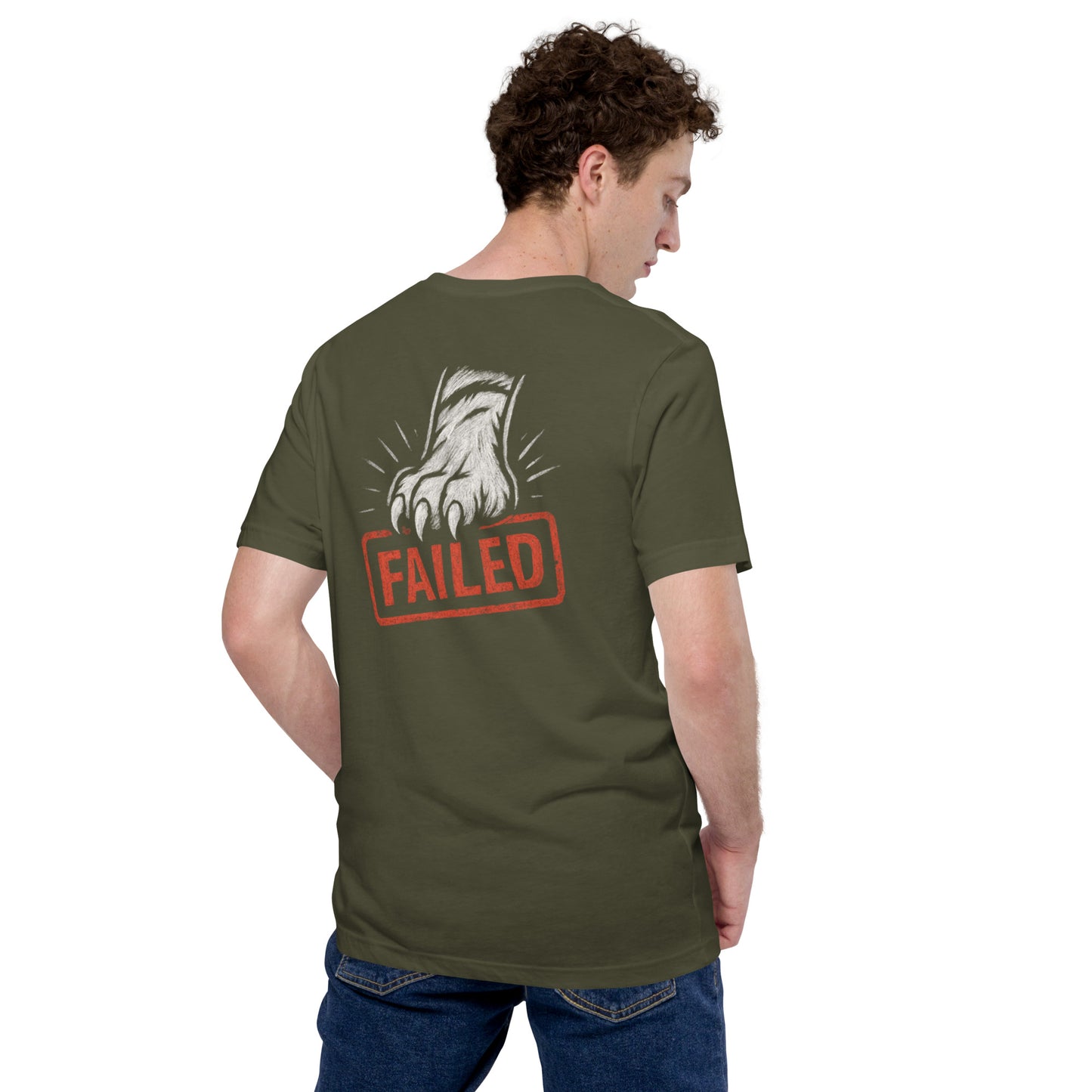 Dey Gonna Learn T-Shirt – Chalkboard Style with Tiger Paw Back