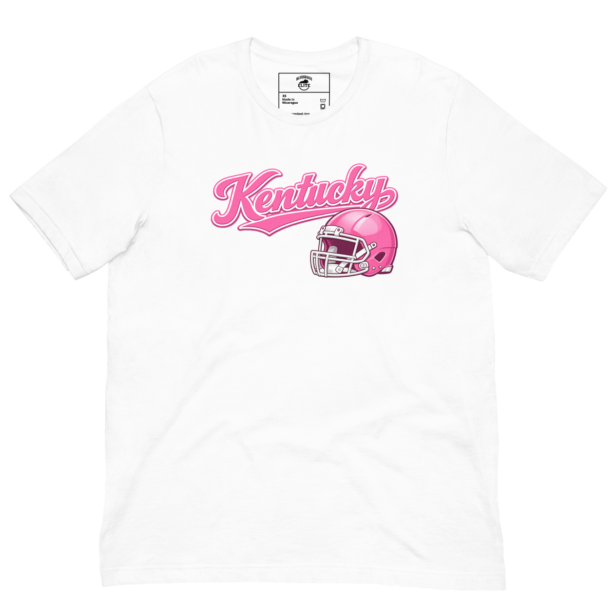 Kentucky Pink Script Helmet T-Shirt