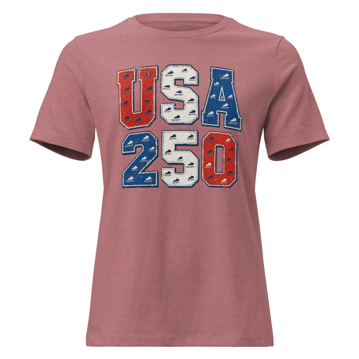 USA 250 Vintage Collegiate Women's Relaxed T-Shirt - Bluegrass Elite Apparel LLC