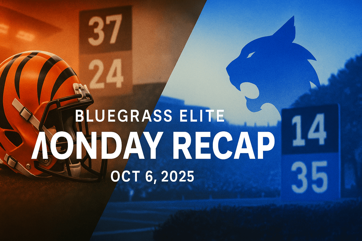 Lions Take Down Bengals 37‑24; Kentucky Falls 35‑14 at Georgia — Bluegrass Elite Monday Recap - Bluegrass Elite Apparel LLC