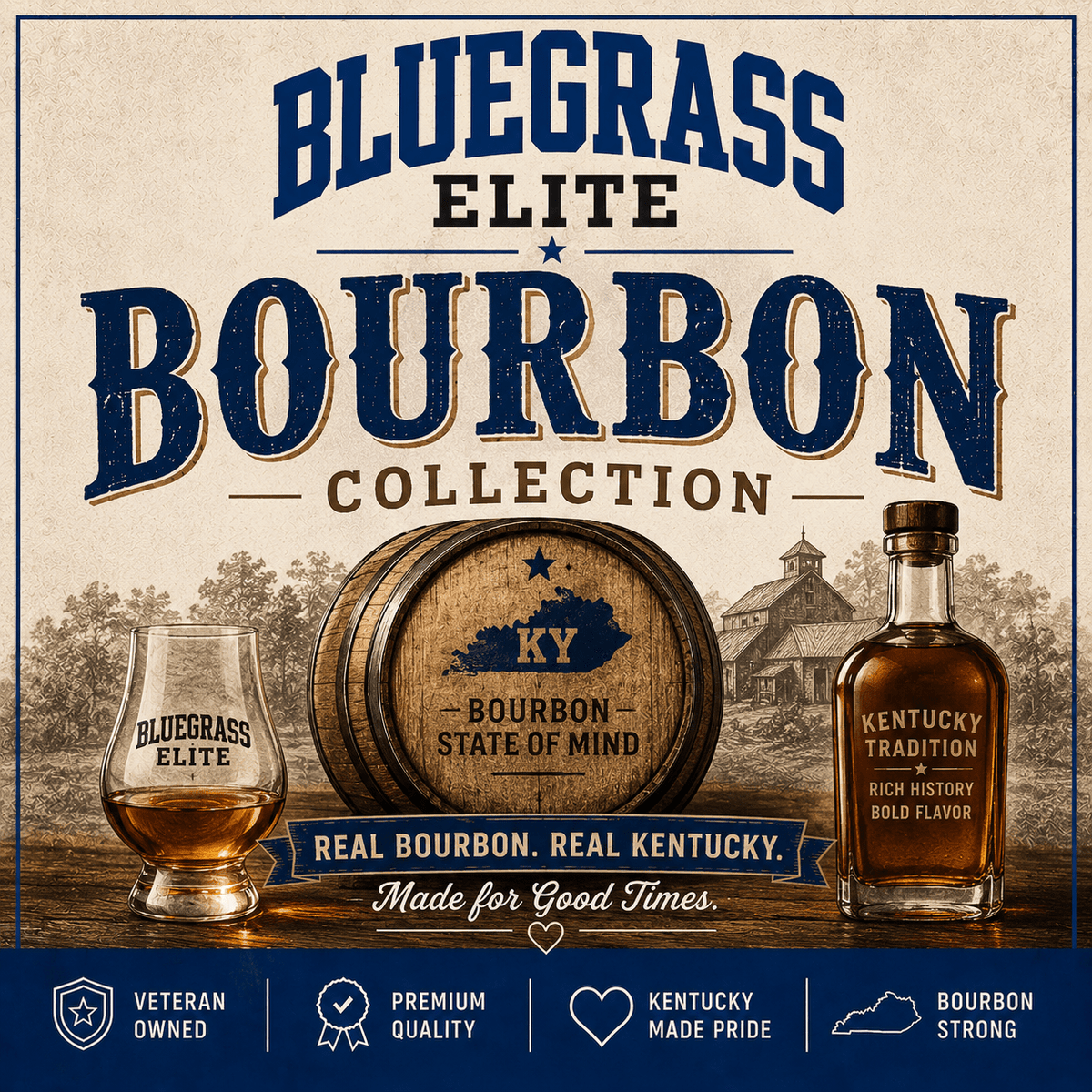 Bourbon Collection - Bluegrass Elite Apparel LLC