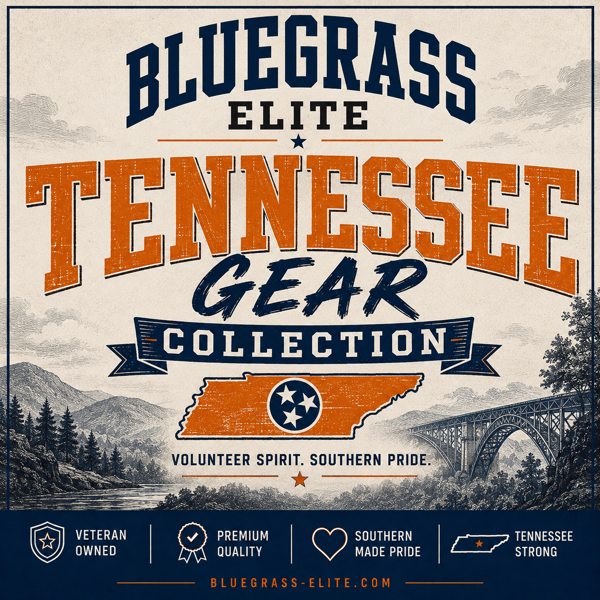 Tennessee Gear - Bluegrass Elite Apparel LLC