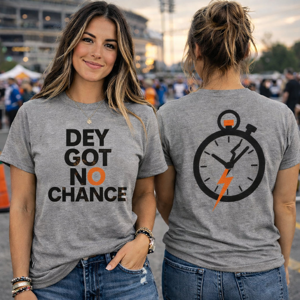 Dey Got No Chance T-Shirt | Bold Minimalist Sports Design | Elite