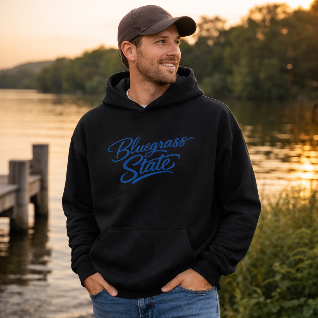 Bluegrass State Hoodie | Signature Script Stacked Design