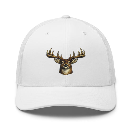12 Point Buck Trucker Cap | Whitetail Deer Hunting Hat - Bluegrass Elite Apparel LLC