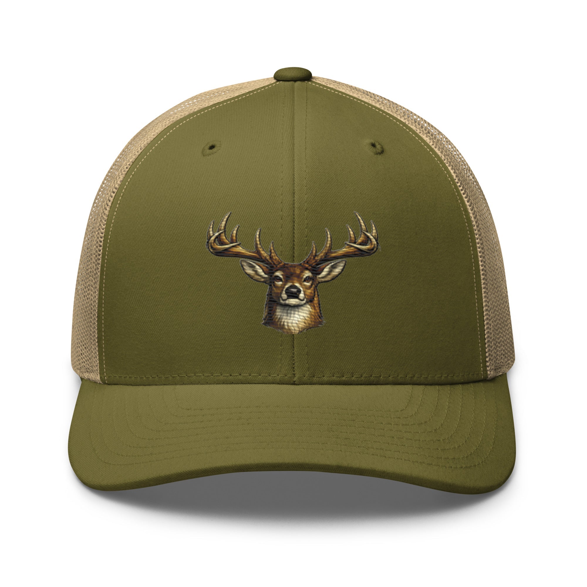 12 Point Buck Trucker Cap | Whitetail Deer Hunting Hat - Bluegrass Elite Apparel LLC